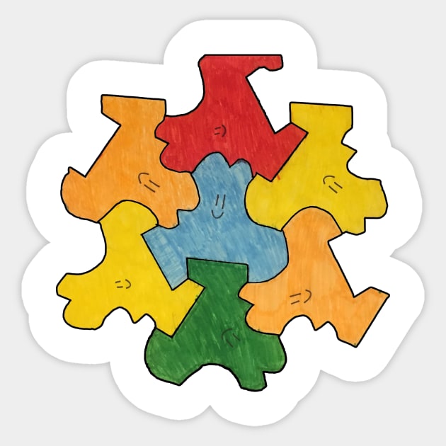 Children Tessellate Smile Sticker by spinlifeapparel